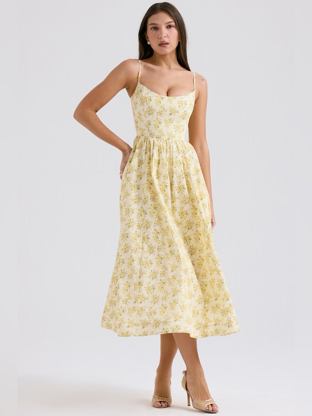 House of CB Lolita buttercup vintage floral sundress